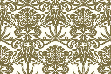 Beautiful Ethnic abstract ikat art. Seamless pattern in tribal,folk embroidery,and Mexican style.Aztec geometric art ornament print.Design for carpet,wallpaper, clothing,wrapping,fabric,cover