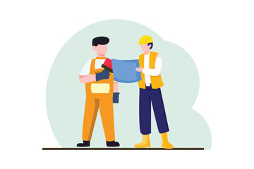 Labour Day Flat Design Illustration