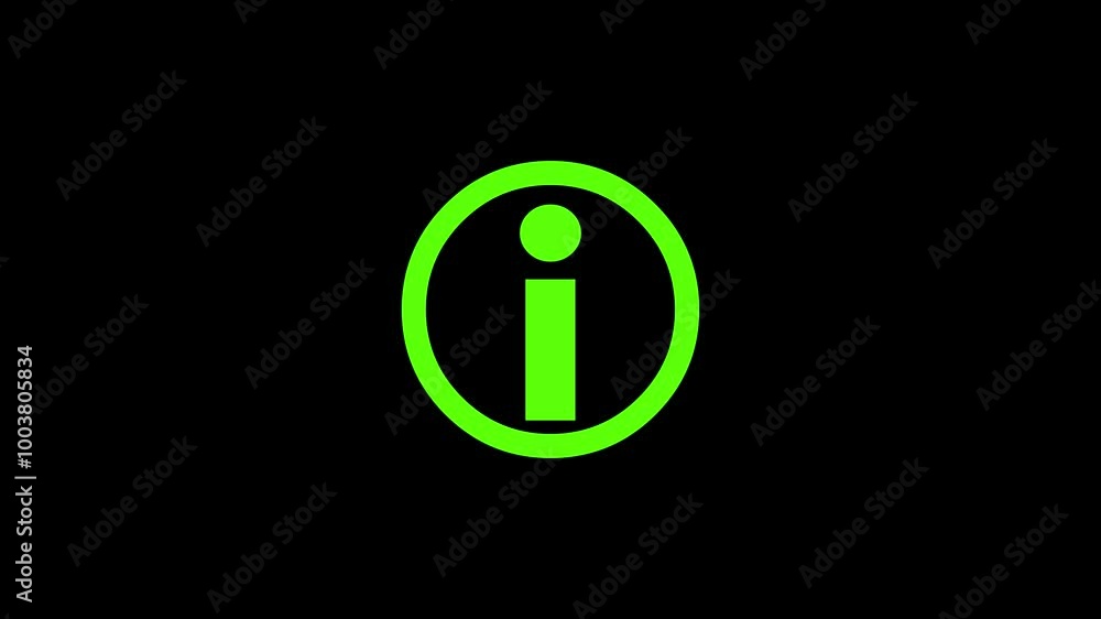 Poster help desk i circle shape icon animation