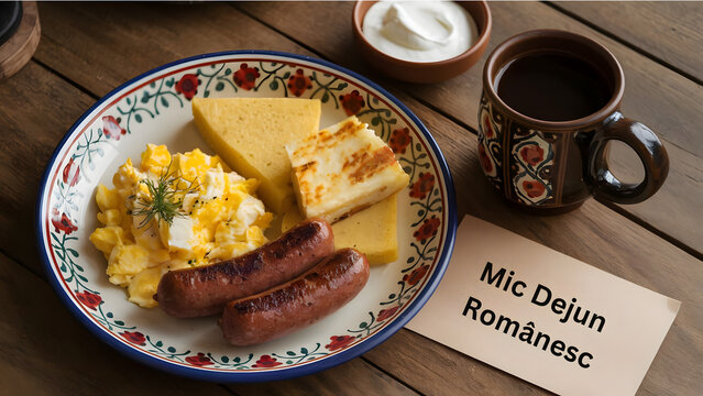 Savoring Tradition: A Hearty Mic Dejun Rom&acirc;nesc on Horezu Pottery
