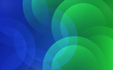 abstract frame backround,minimalist,green and blue gradations,circle effect shape,modern ,memphis,eps 10