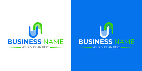 un s logo icon design illustration