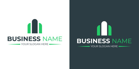 House minimalist logo design template
