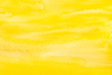 Abstract yellow watercolor texture.