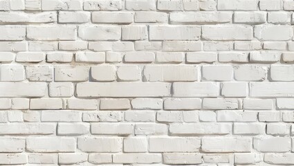 Obraz premium White Brick Wall Texture for Design Projects