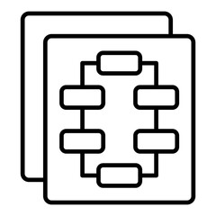 Flow chart Icon