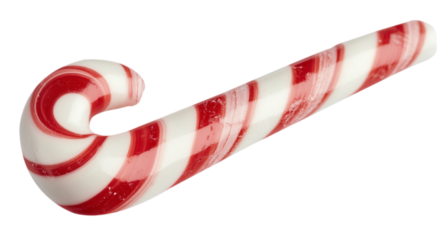 Christmas Candy cane high-resolute fee Isolated on Transparent Background