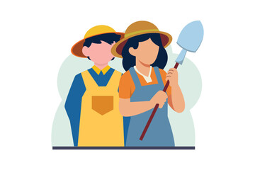 Labour Day Flat Design Illustration