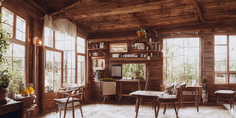 Fototapeta premium interior of a restaurant