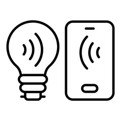 Smart Lamp Icon