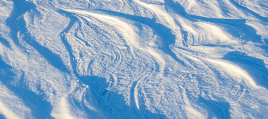 Fototapeta premium snow covered background