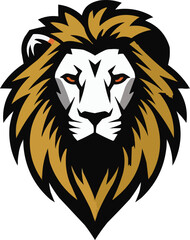 Amazing Lion Head design vector