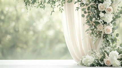 DIY arch backdrop for weddings, perfect for those who love a personalized touch