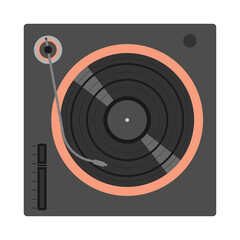 vinyl player vector