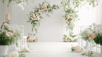 Arch backdrop featuring a wedding arch with personalized signage, perfect for a unique wedding setting