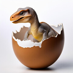 dinosaure, bébé, naissance, animal, reptiles, l'éclosion , nature, faune, sauvage, yeux, brun, vert, cornu, isolé, désert