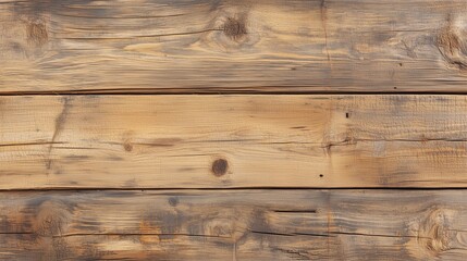 Naklejka premium A wooden surface with a grainy texture. The wood appears to be old and weathered, giving the impression of a rustic or antique feel. Scene is one of nostalgia