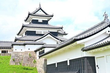 小峰城三重櫓の風景　福島県白河市