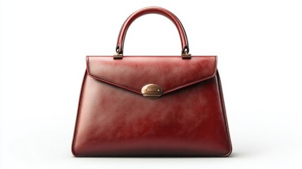 Elegant Handbag Design on a White Background