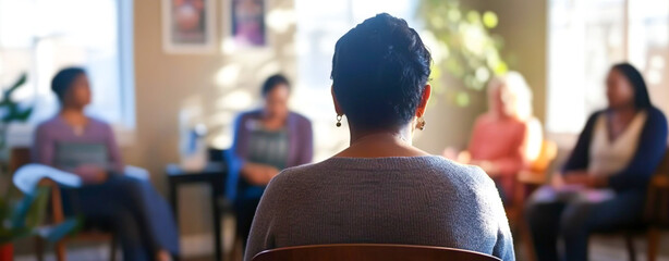 Group Therapy Session with Diverse Participants