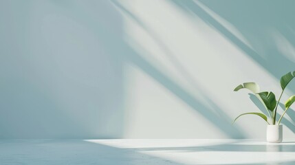 Minimalist banner, light blue background, 2025 calendar page flipping, ample copy space for resolutions. 