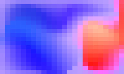 Vector abstract and colorful pixel background