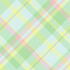 Quilt vector background texture, seasonal textile tartan seamless. Scrapbook pattern check plaid fabric in light and lime colors.