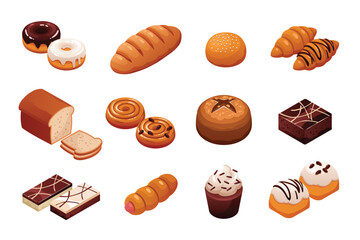 Assorted Baked Goods and Pastries