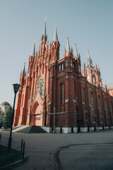 Obraz premium The Catholic Church of the Immaculate Conception in Moscow.