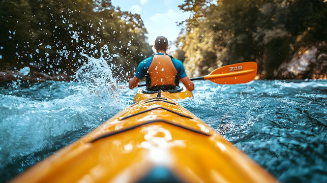 Kayaking Through Rapids: Adrenaline Rush on the River