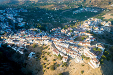 View of Alora, Malaga, Andalucia, Spain