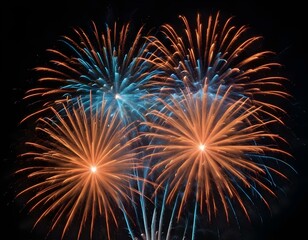 Fototapeta premium fireworks in the night sky