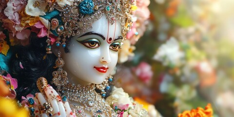 Celebratory Hindu Goddess Artwork