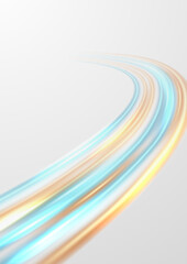 beautiful light speed lines background on abstract design vector illustration