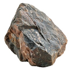 Rock on Transparent Background isolated on white 
