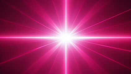 Obraz premium bright pink light flare isolated white background perfect creative design
