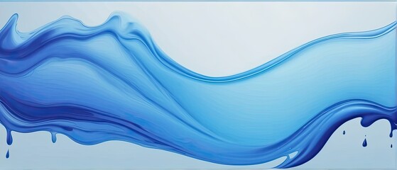 Abstract Blue Wave
