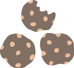 cute vector flat illustration of cozy warm winter party, seamless pattern design