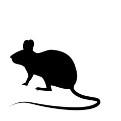 Mice Silhouette Black Rat Icons