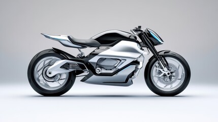 Futuristic Electric Motorcycle Design Concept