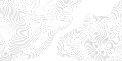 Black and white lines seamless Topographic map patterns, topography line map. Vintage outdoors style. The stylized height of the topographic map contour in lines and contours isolated on transparent.