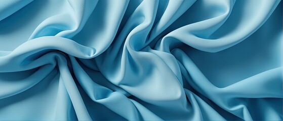 Fototapeta premium Abstract Blue Fabric Texture