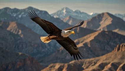Fototapeta premium eagle in flight