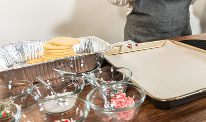 Festive Holiday Baking Station: Cookies, Chocolate, Nuts, and More