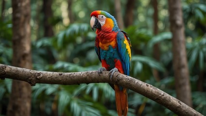Obraz premium blue and yellow macaw