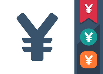 Currency - Yen, Yuan Symbol Icon