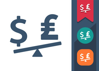 Currency, Currency Conversion, Exchange Rate Icon