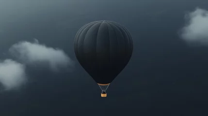 Hot air baloon in then sky