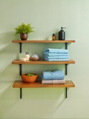 Sleek Minimalist Bathroom with Marble Countertops