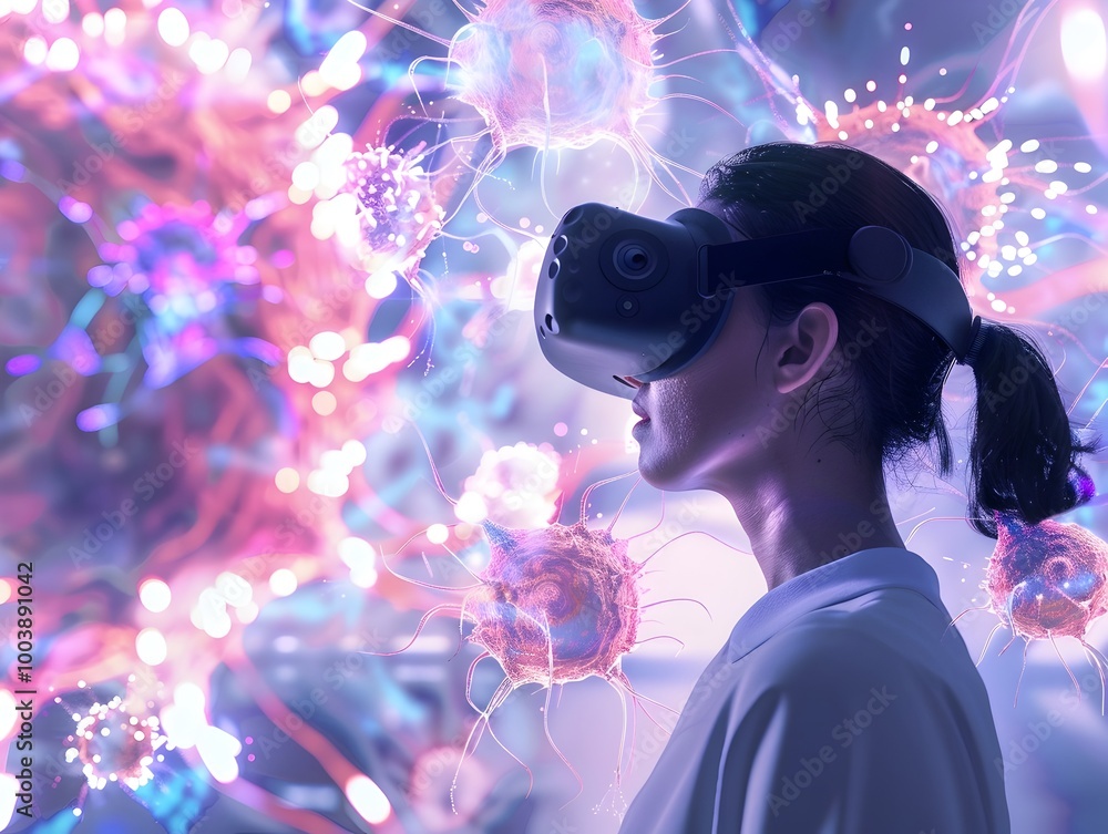 Poster immersive virtual reality simulation of synthetic biology design and interaction